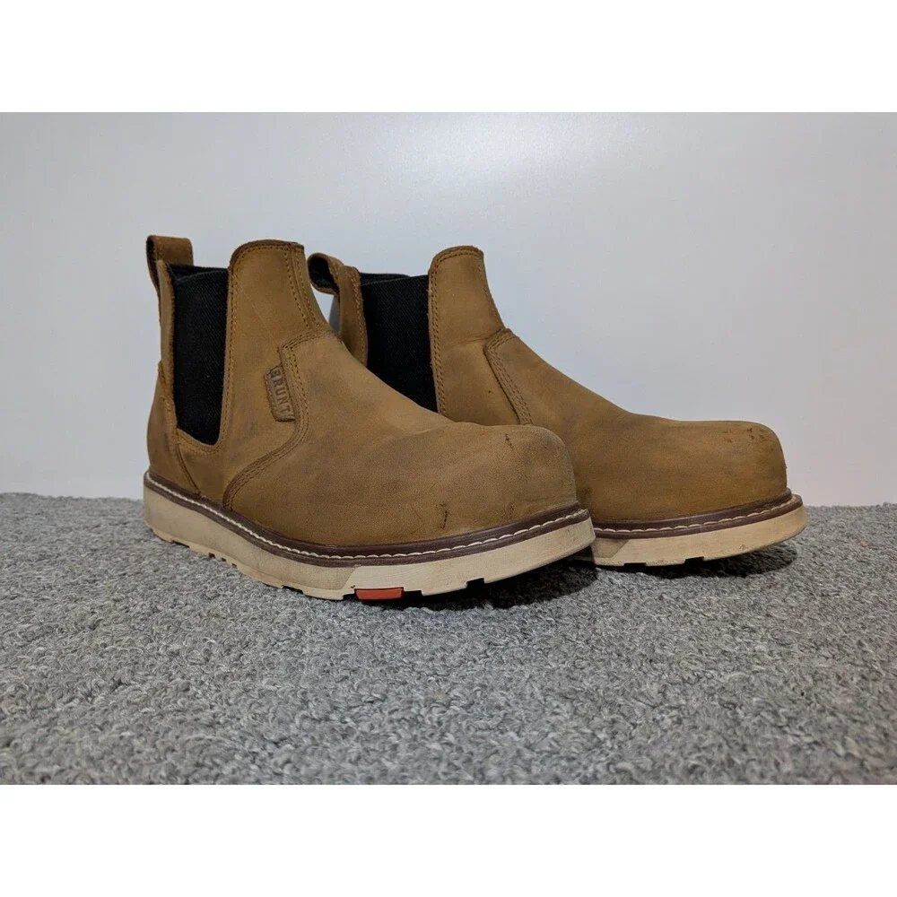 Brunt Ohman Boots Composite Toe Shoes Mens Size 9.5 Brown